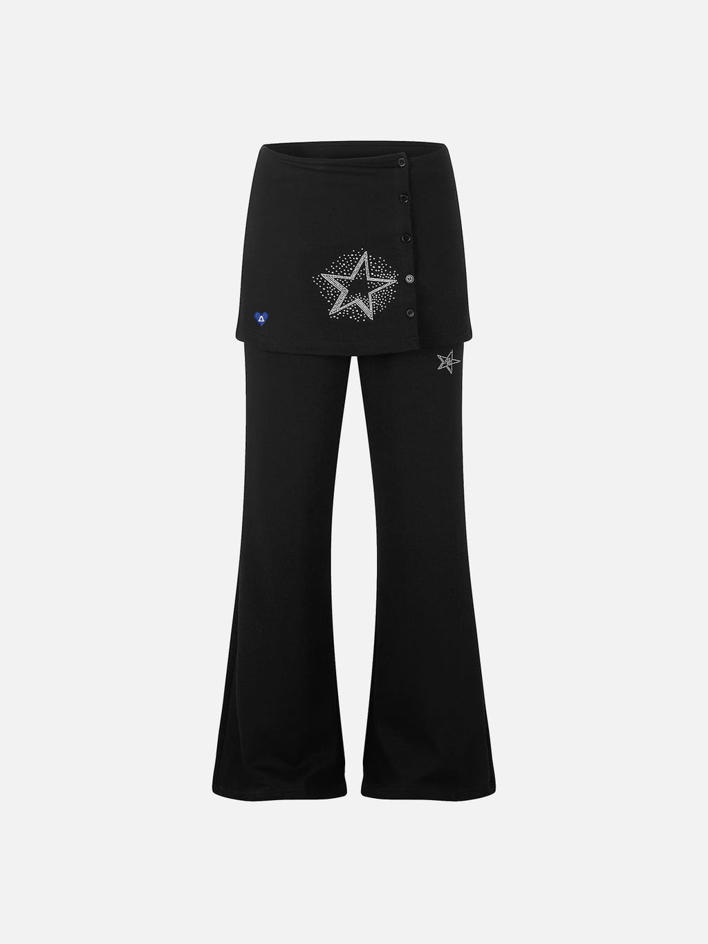 Aelfric Eden Rhinestone Star Skirt Bootcut Pants