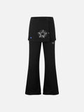 Aelfric Eden Rhinestone Star Skirt Bootcut Pants
