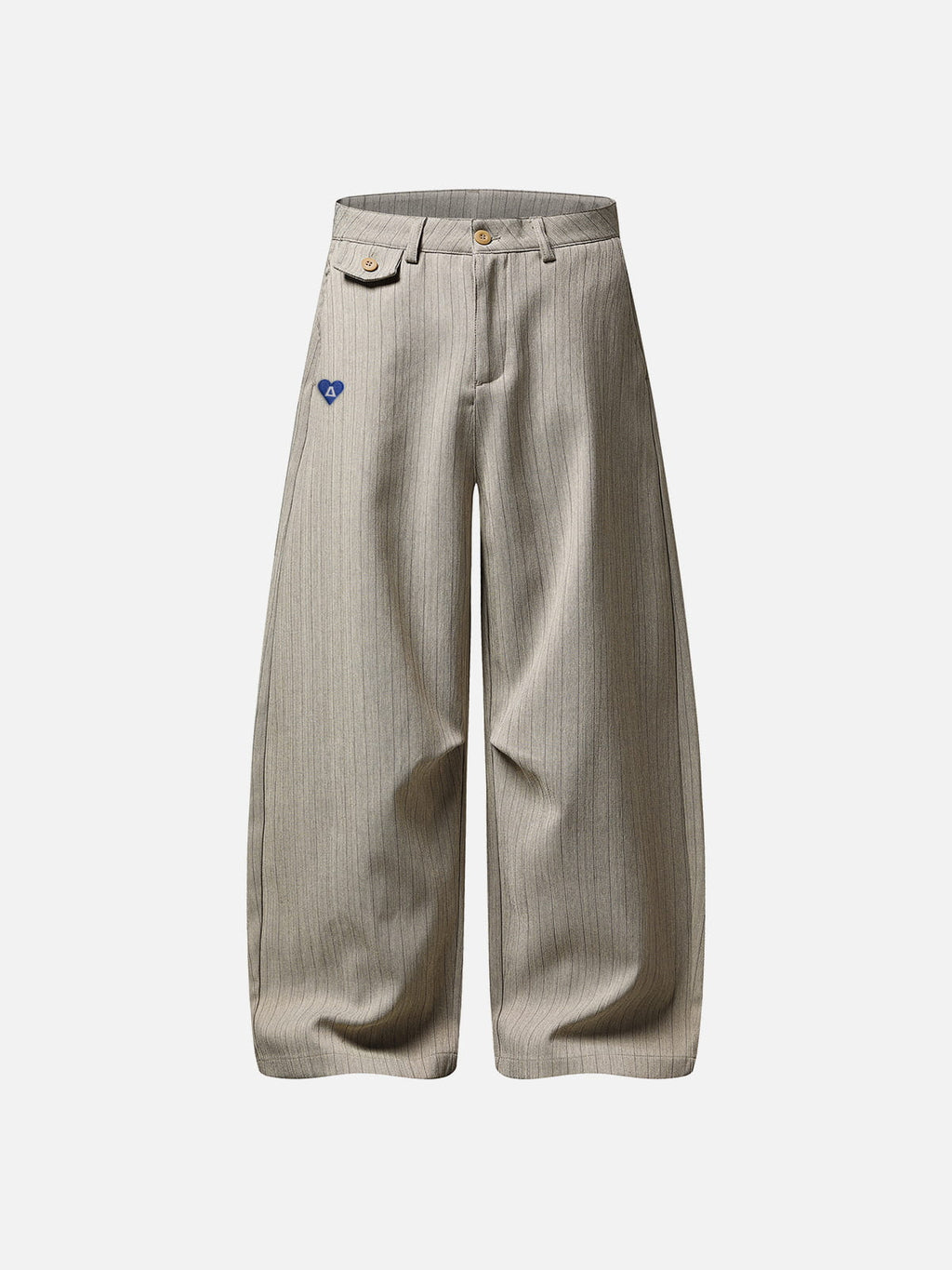 Aelfric Eden Pinstripe Baggy Barrel Pants
