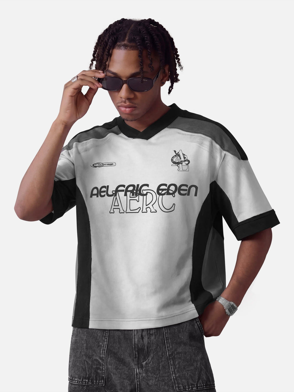 Aelfric Eden Super Boxy Panel Jersey Tee