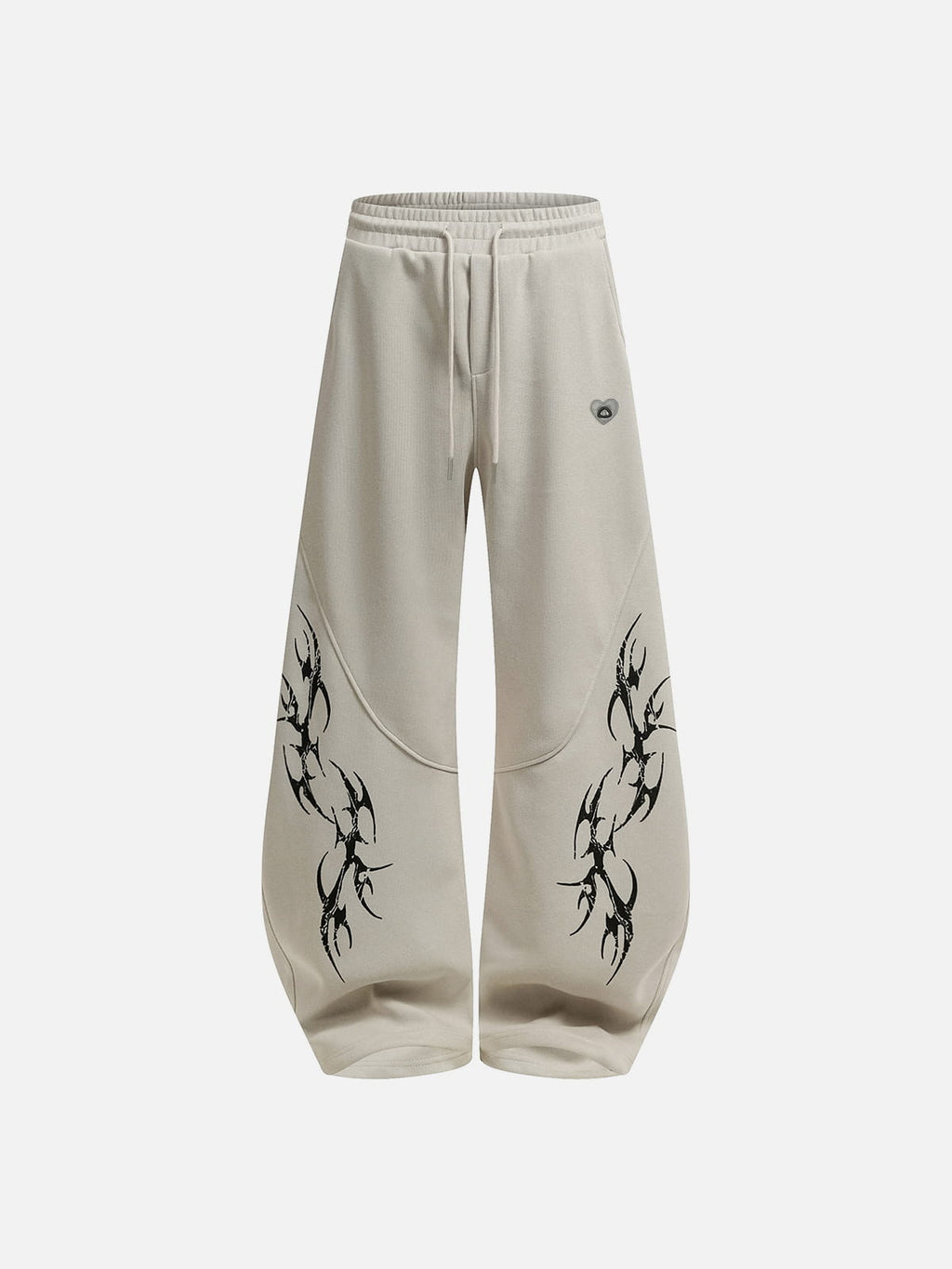 Aelfric Eden Thorn Print Baggy Barrel Sweatpants