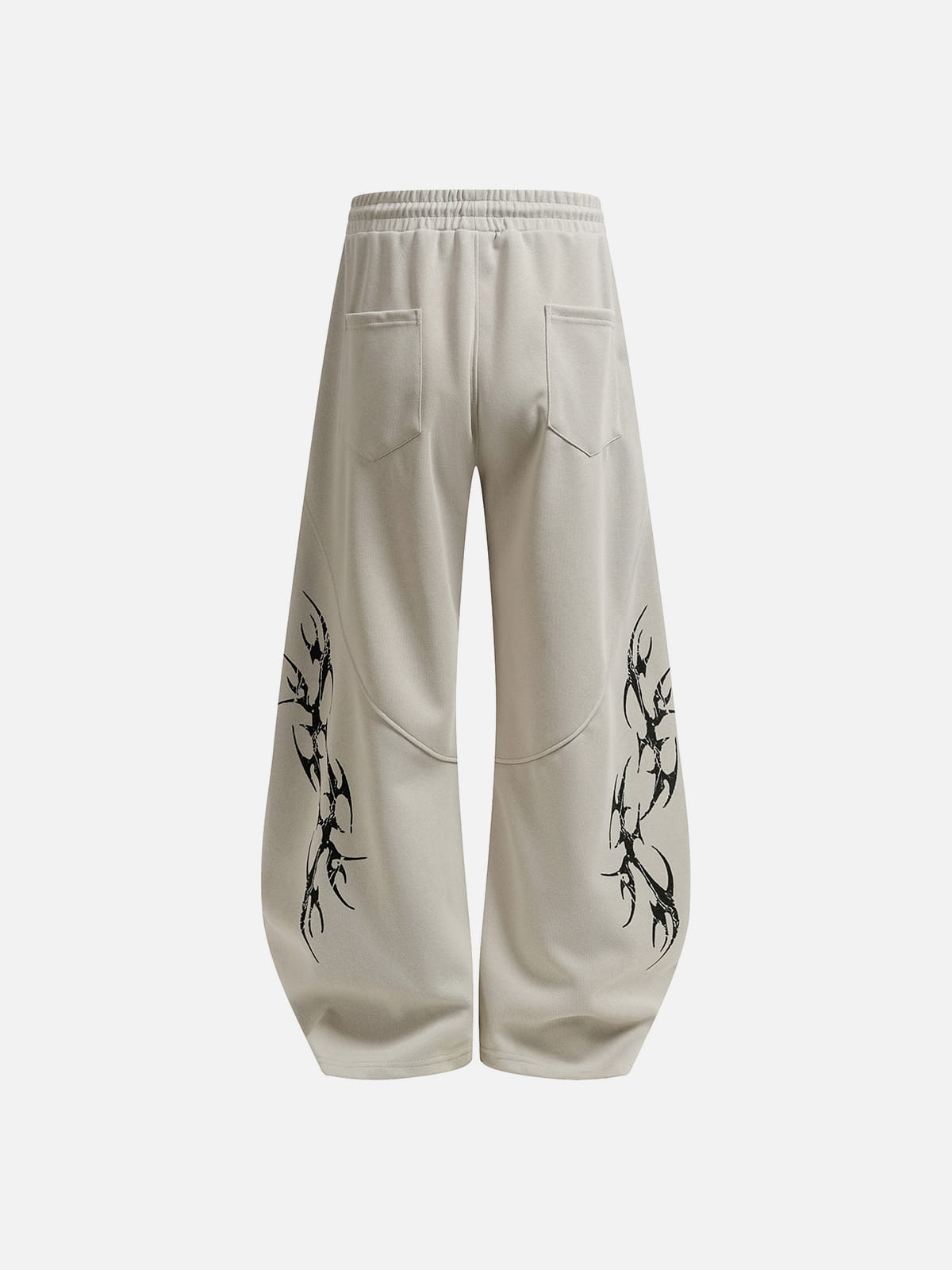 Aelfric Eden Thorn Print Baggy Barrel Sweatpants