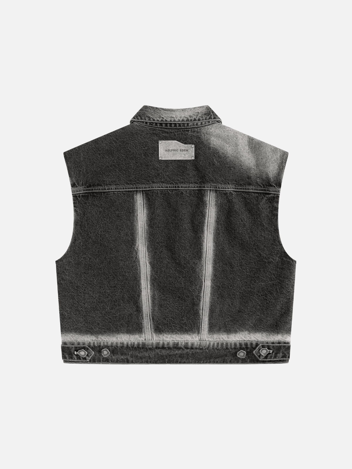 Aelfric Eden Super Boxy Washed Denim Vest