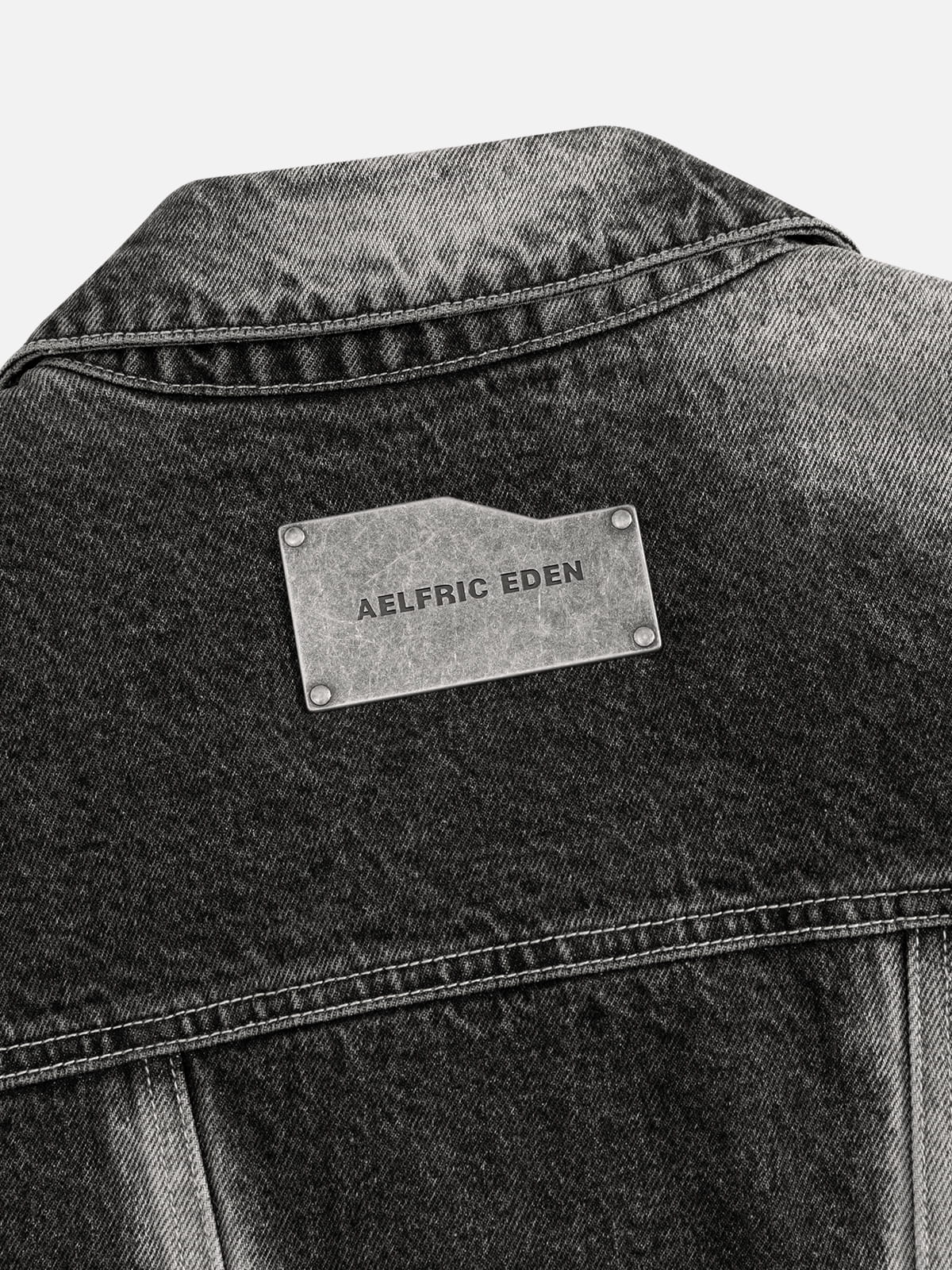 Aelfric Eden Super Boxy Washed Denim Vest