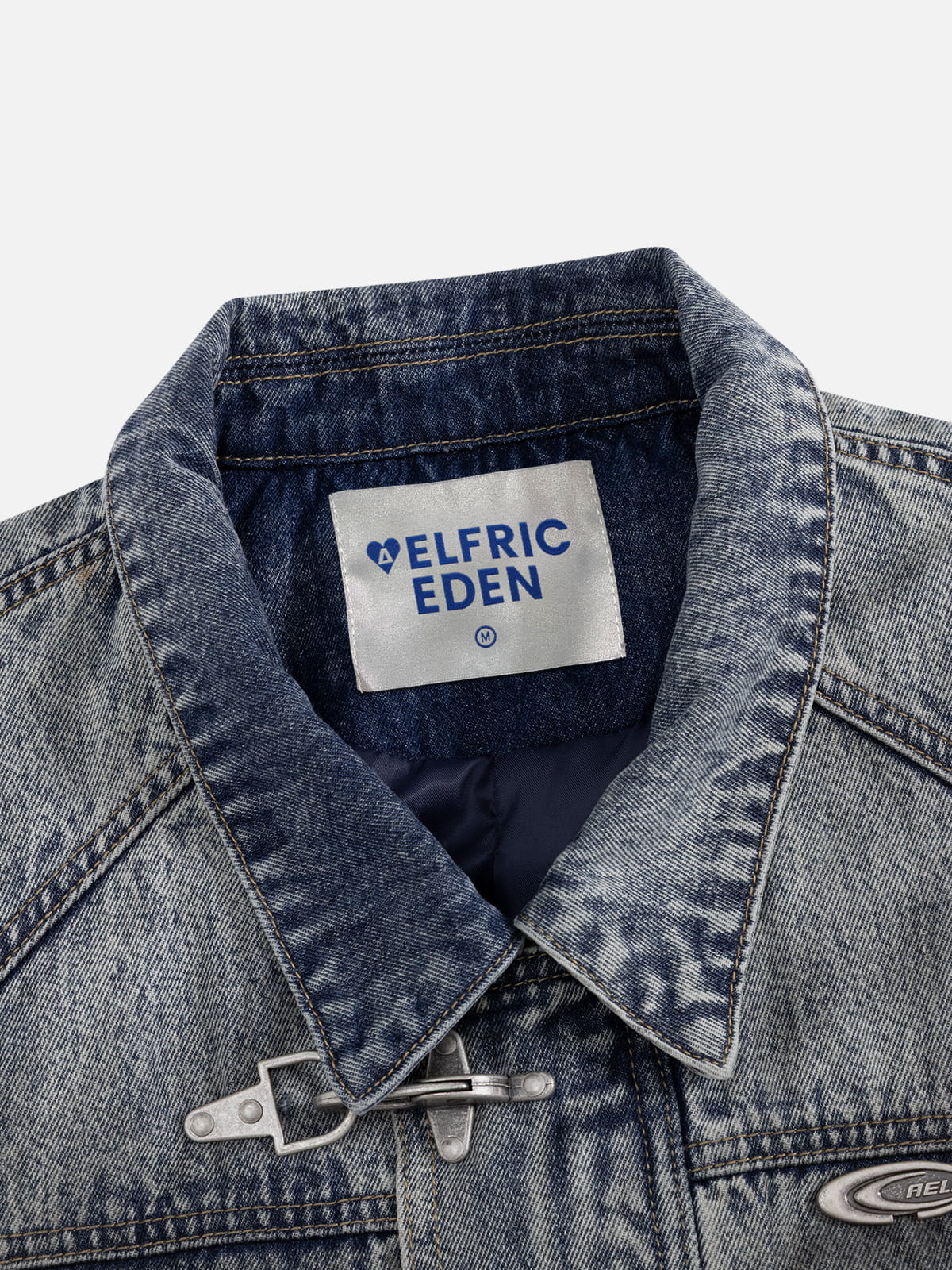 Aelfric Eden Super Boxy Fireman Clasp Denim Vest