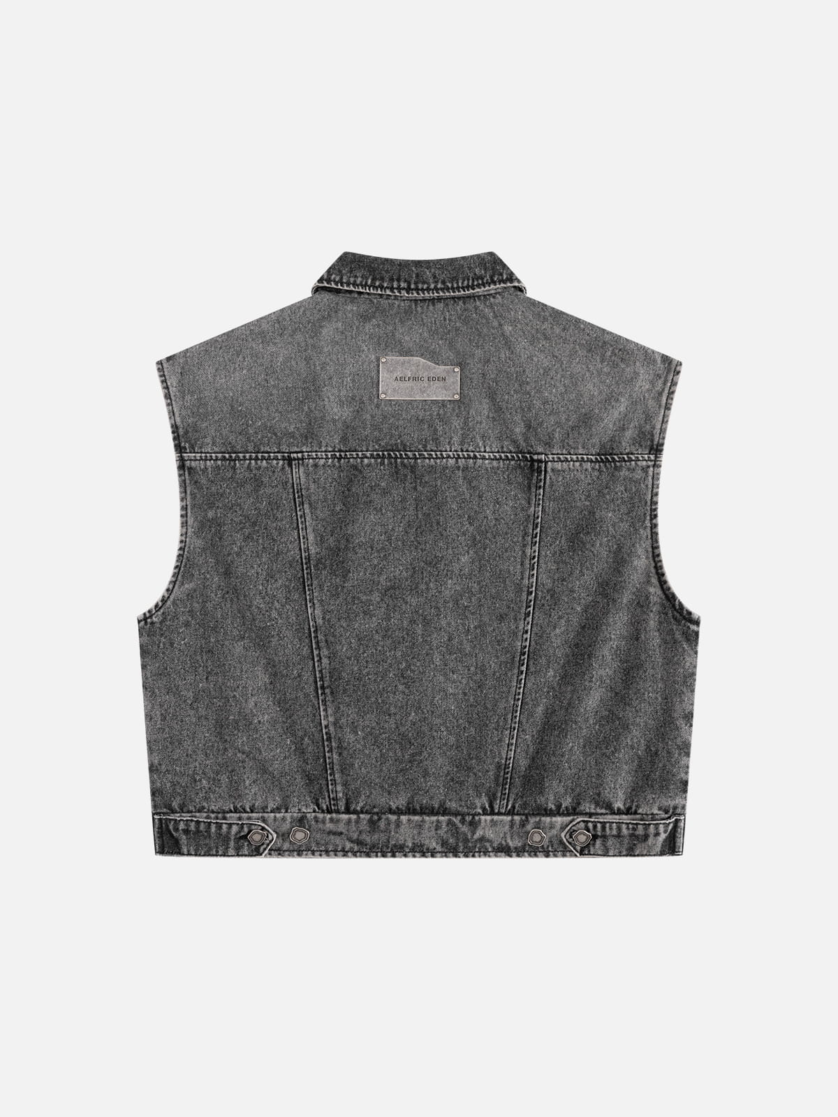 Aelfric Eden Super Boxy Fireman Clasp Denim Vest