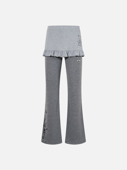 Aelfric Eden Stripe Layered Bootcut Pants