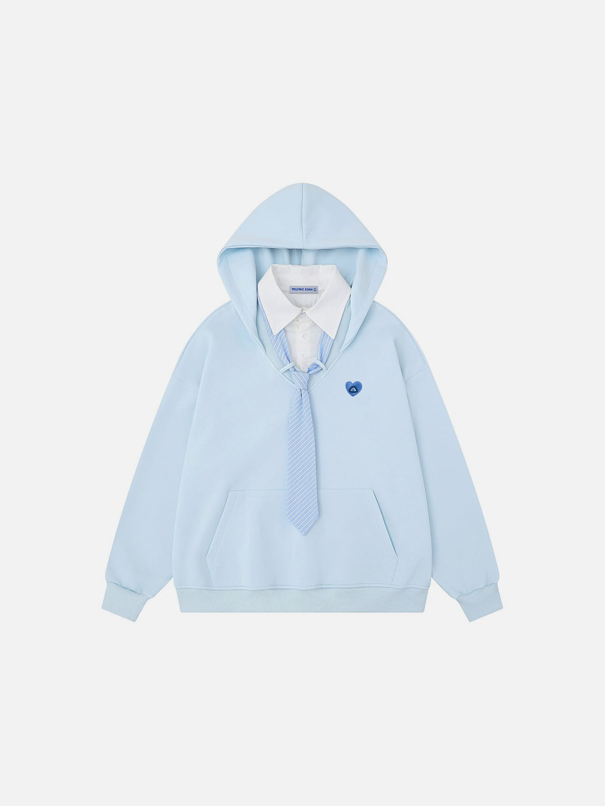 Aelfric Eden Tie Layered Pullover Hoodie
