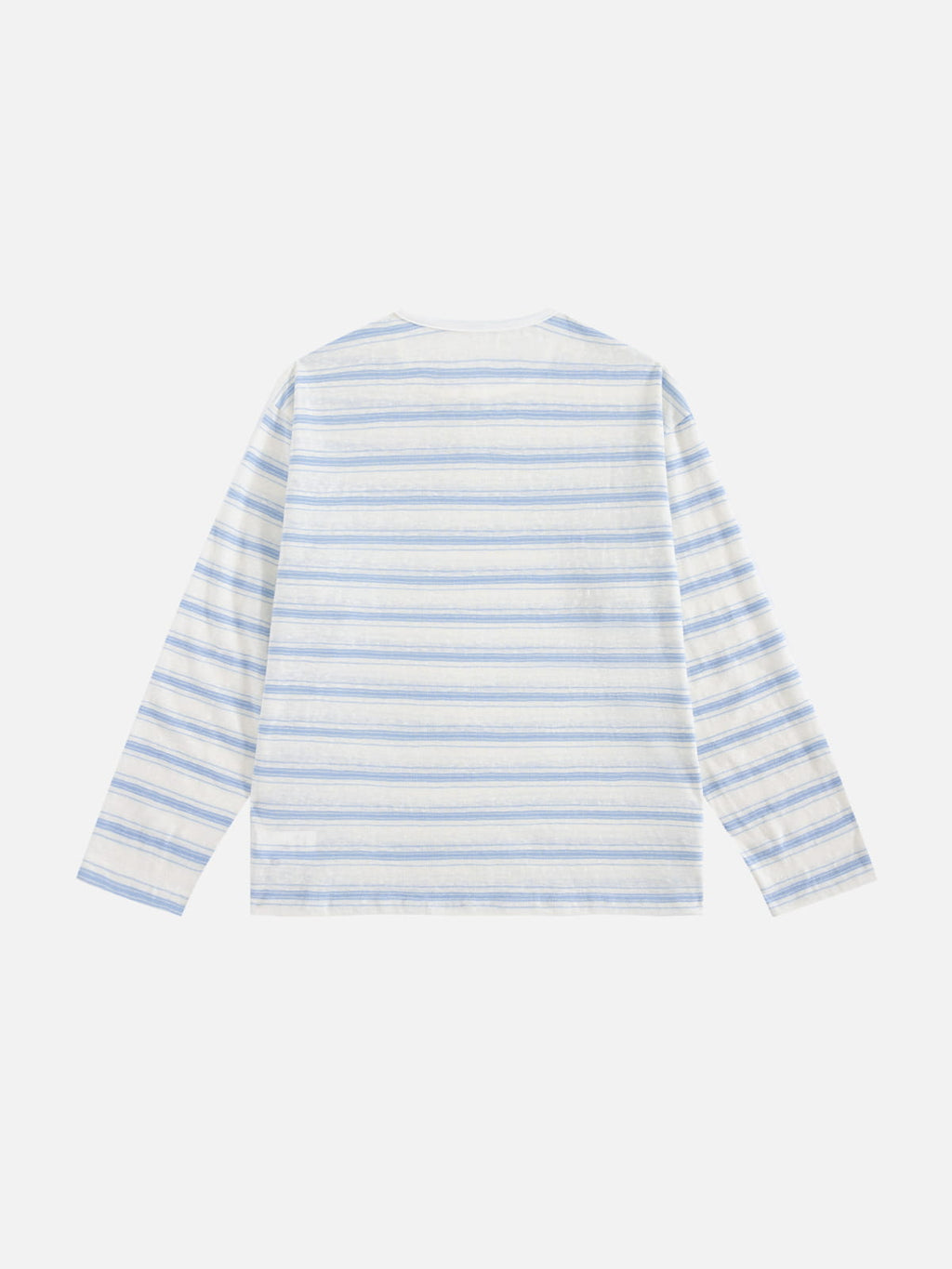 Aelfric Eden Striped Henley Long Sleeve Tee