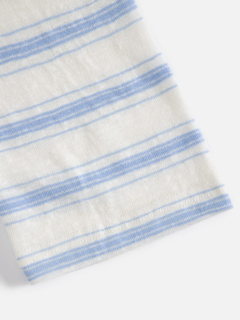 Aelfric Eden Striped Henley Long Sleeve Tee
