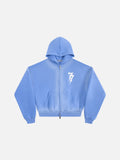 Aelfric Eden Boxy Washed Zip Up Hoodie