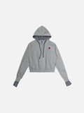 Aelfric Eden Layered Half Zip Pullover Hoodie