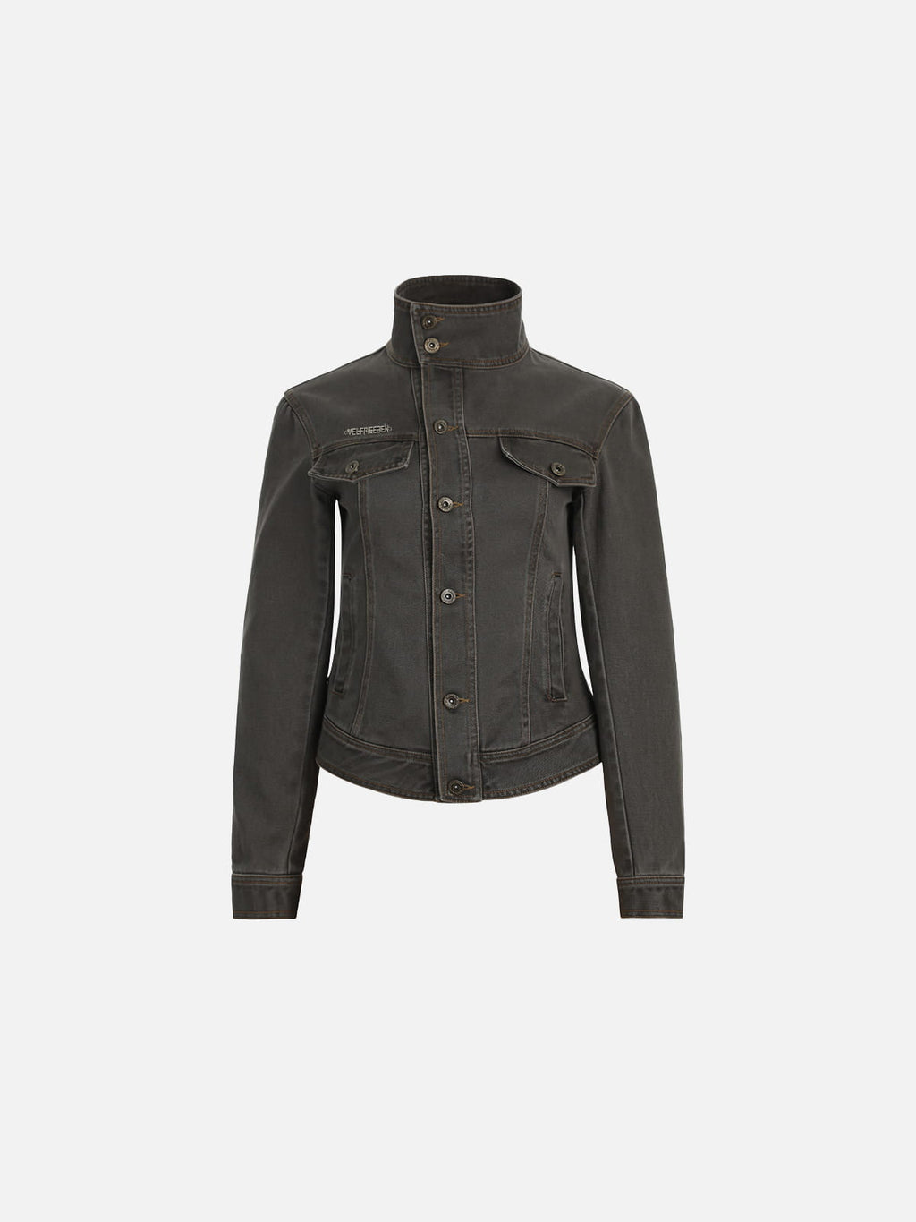 Aelfric Eden Stand Collar Denim Jacket