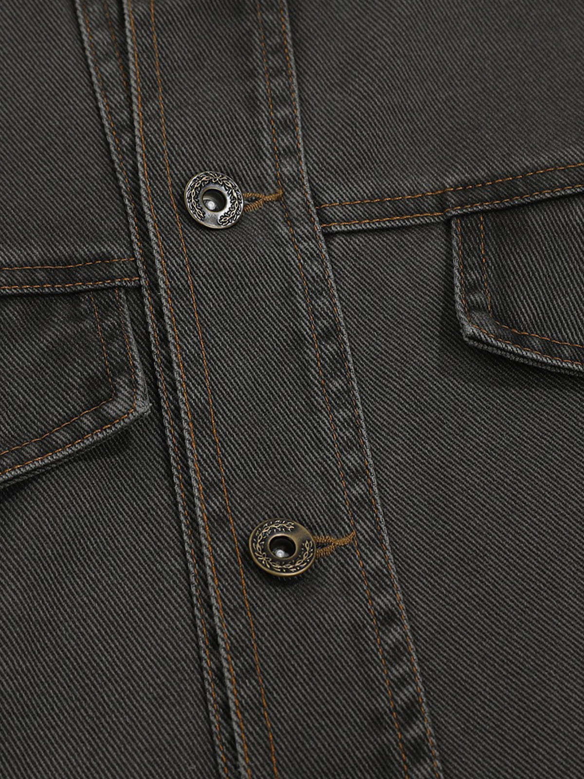 Aelfric Eden Stand Collar Denim Jacket
