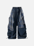 Aelfric Eden Detachable Plaid Layer Baggy Jeans