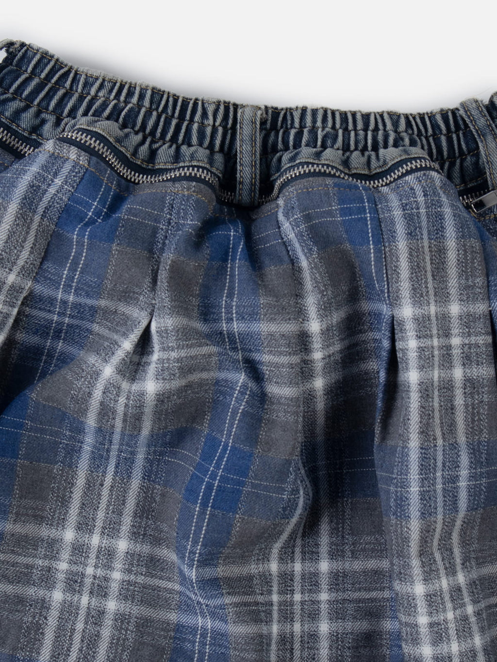Aelfric Eden Detachable Plaid Layer Baggy Jeans