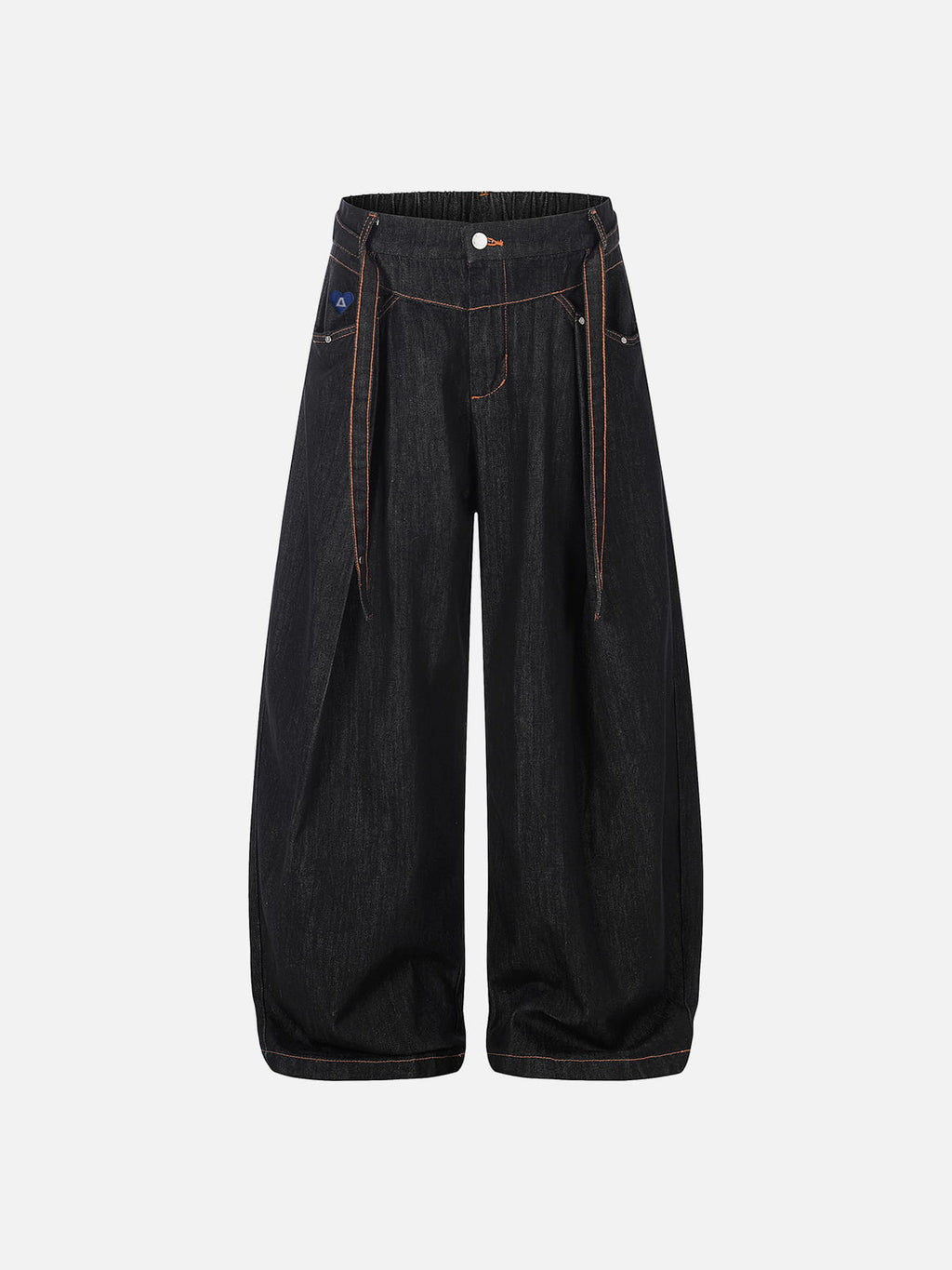 Aelfric Eden Pleated Baggy Barrel Jeans