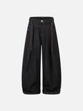 Aelfric Eden Pleated Baggy Barrel Jeans