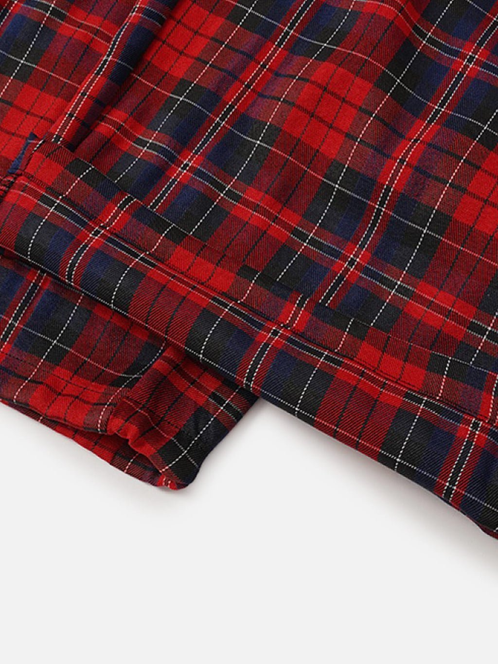 Aelfric Eden Double Waist Plaid Baggy Sweatpants
