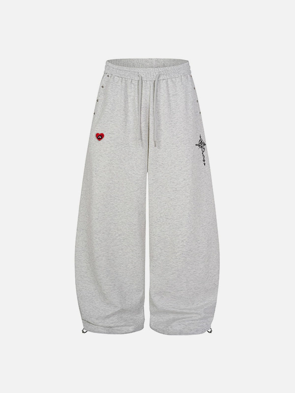 Aelfric Eden Cross Print Baggy Sweatpants