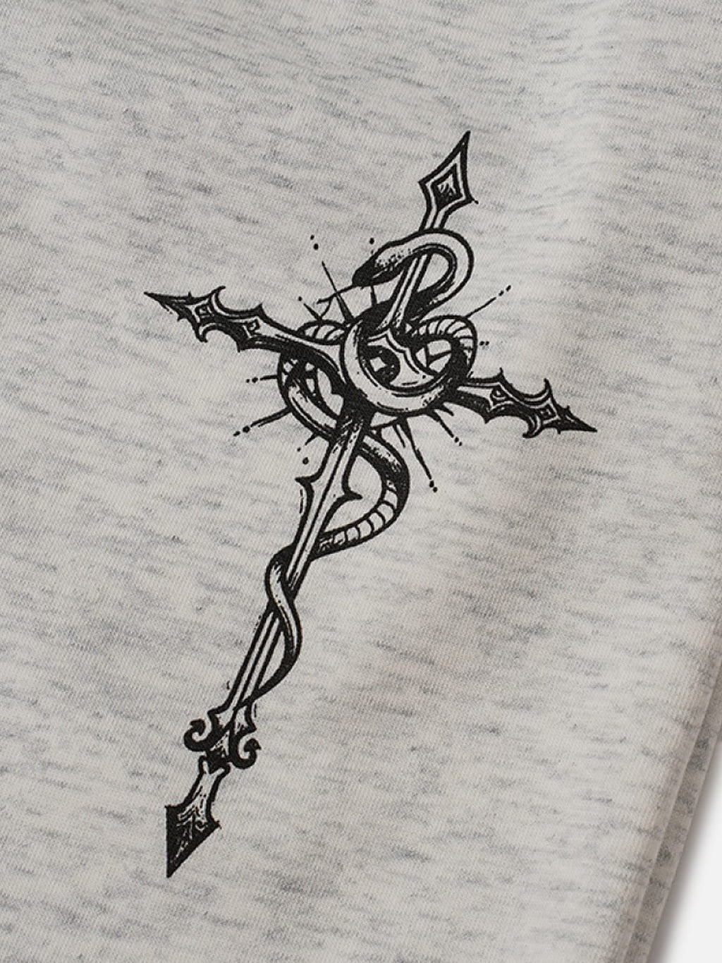 Aelfric Eden Cross Print Baggy Sweatpants