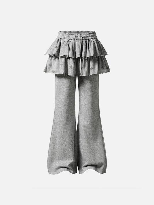 Aelfric Eden Star Ruffle Bootcut Sweatpants