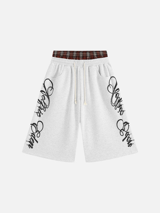 Aelfric Eden Double Waist Script Longline Shorts