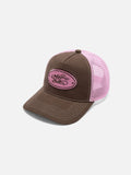Embroidered Patch Mesh Cap