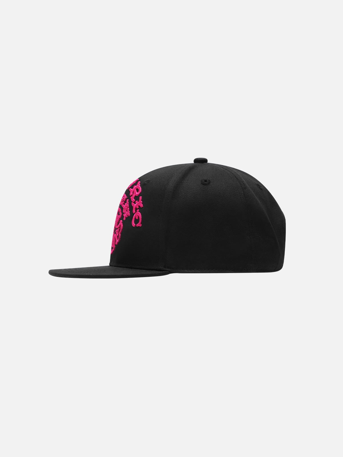 Cross Embroidered Structured Snapback Cap