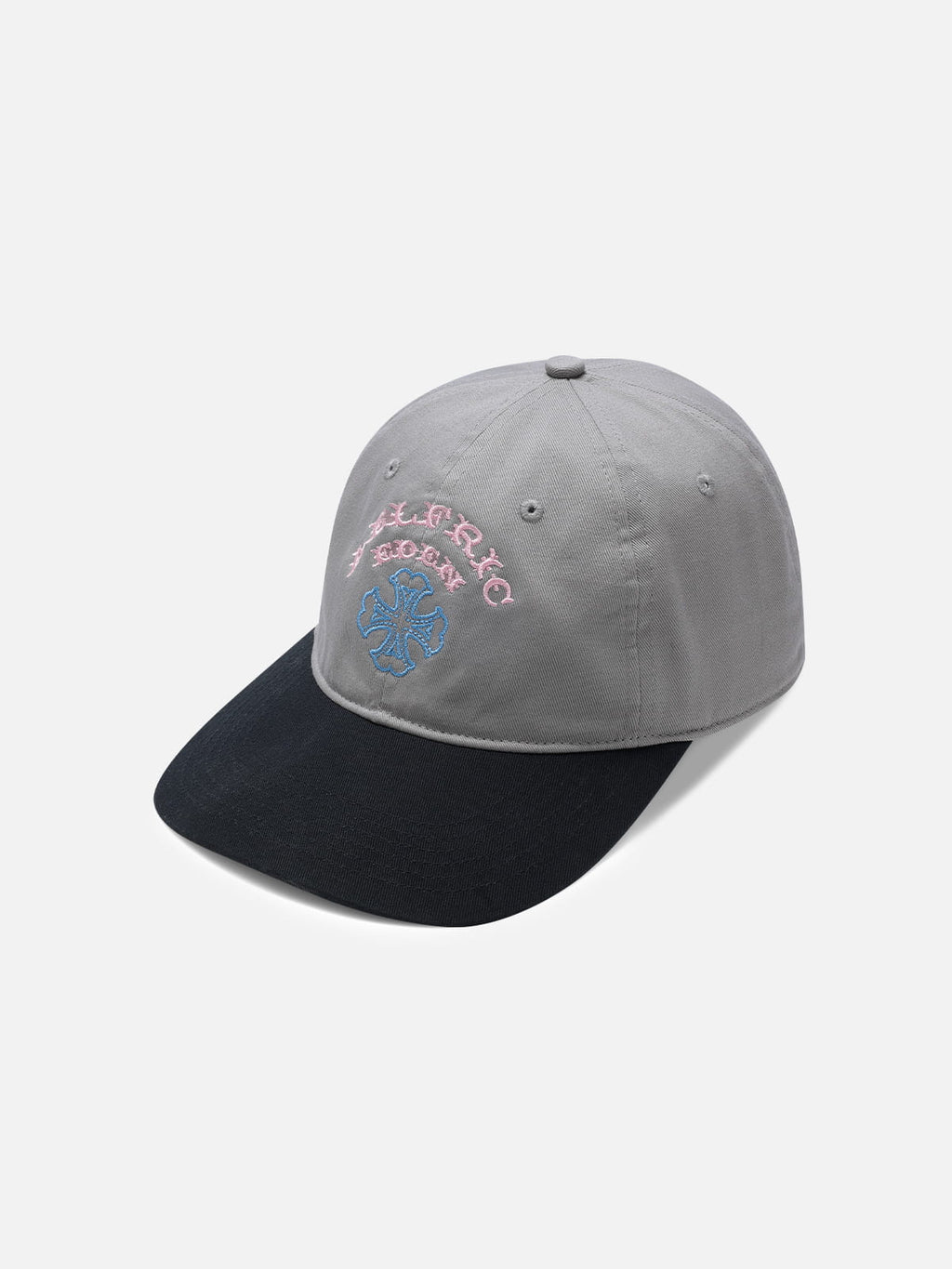 Colorblock Embroidered Structured Baseball Cap