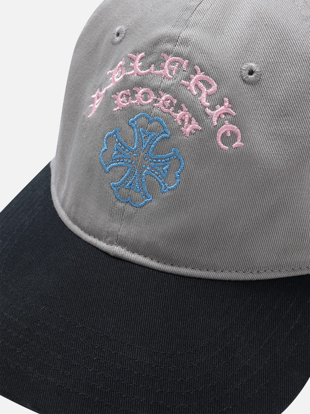 Colorblock Embroidered Structured Baseball Cap