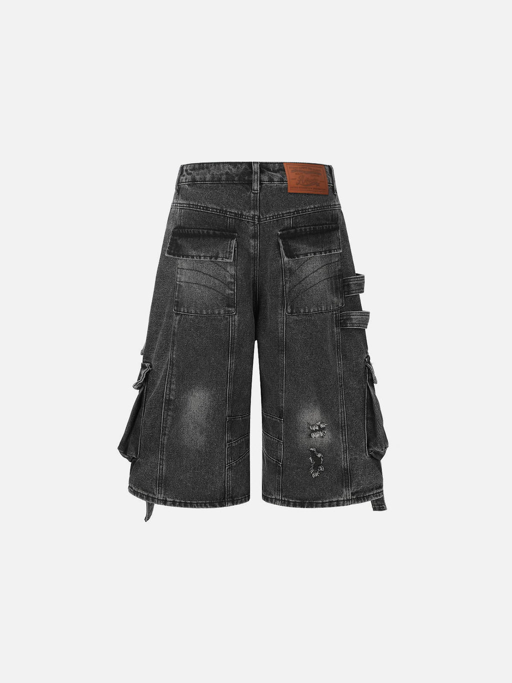 Aelfric Eden Distressed Strap Longline Jorts