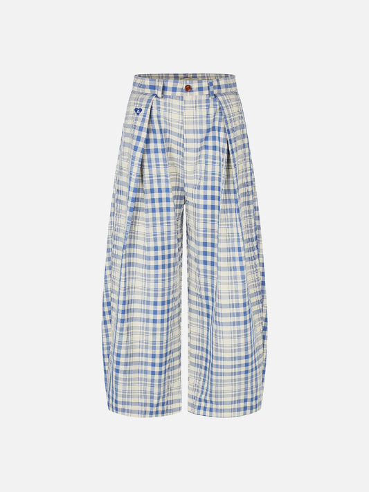 [Pre-Order] Aelfric Eden Plaid Baggy Barrel Pants