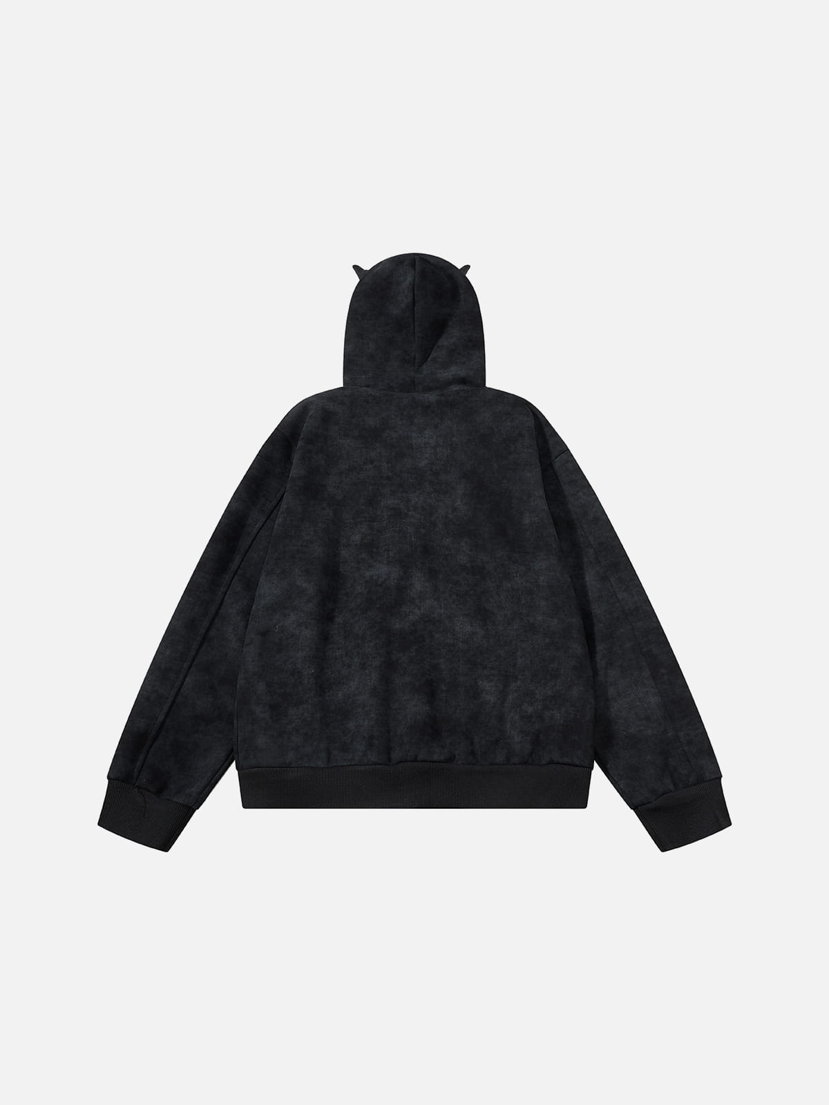 Aelfric Eden Cartoon Embroidered Zip Up Hoodie