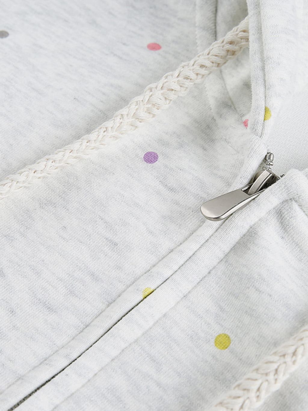 Aelfric Eden Colorful Polka Dot Zip Up Hoodie