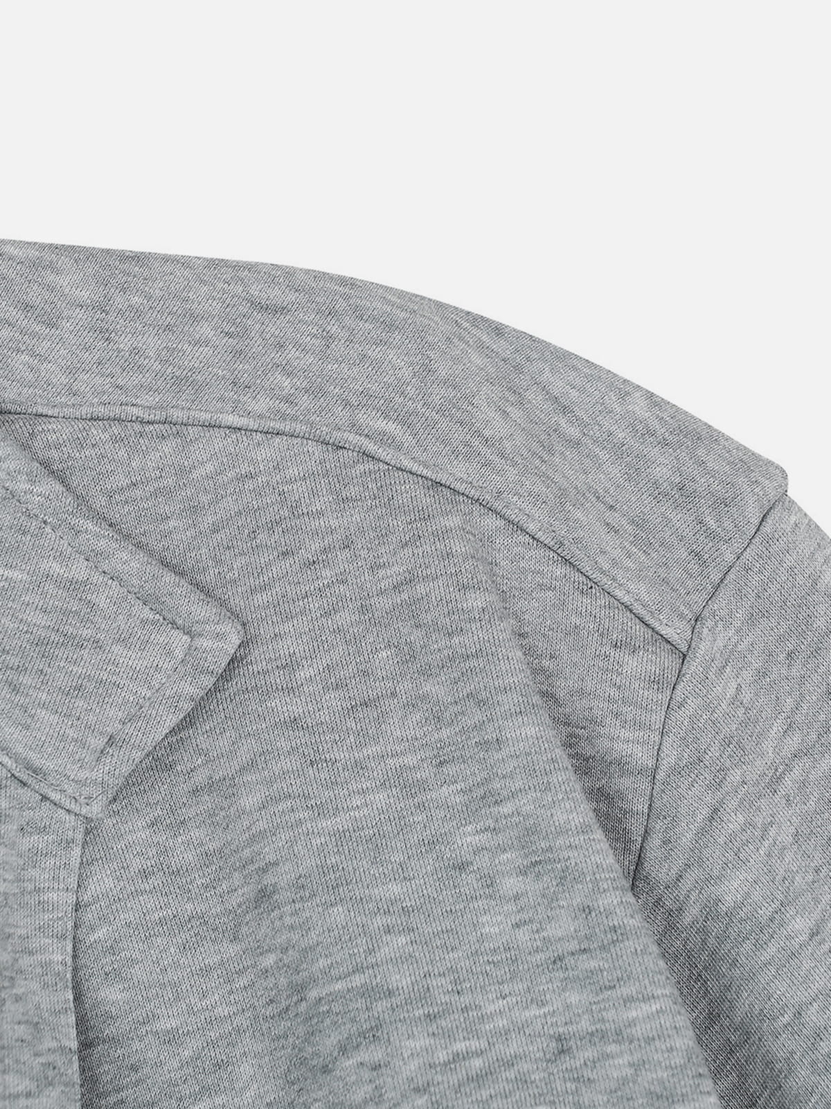 Aelfric Eden Deep V-Neck Layered Sweatshirt