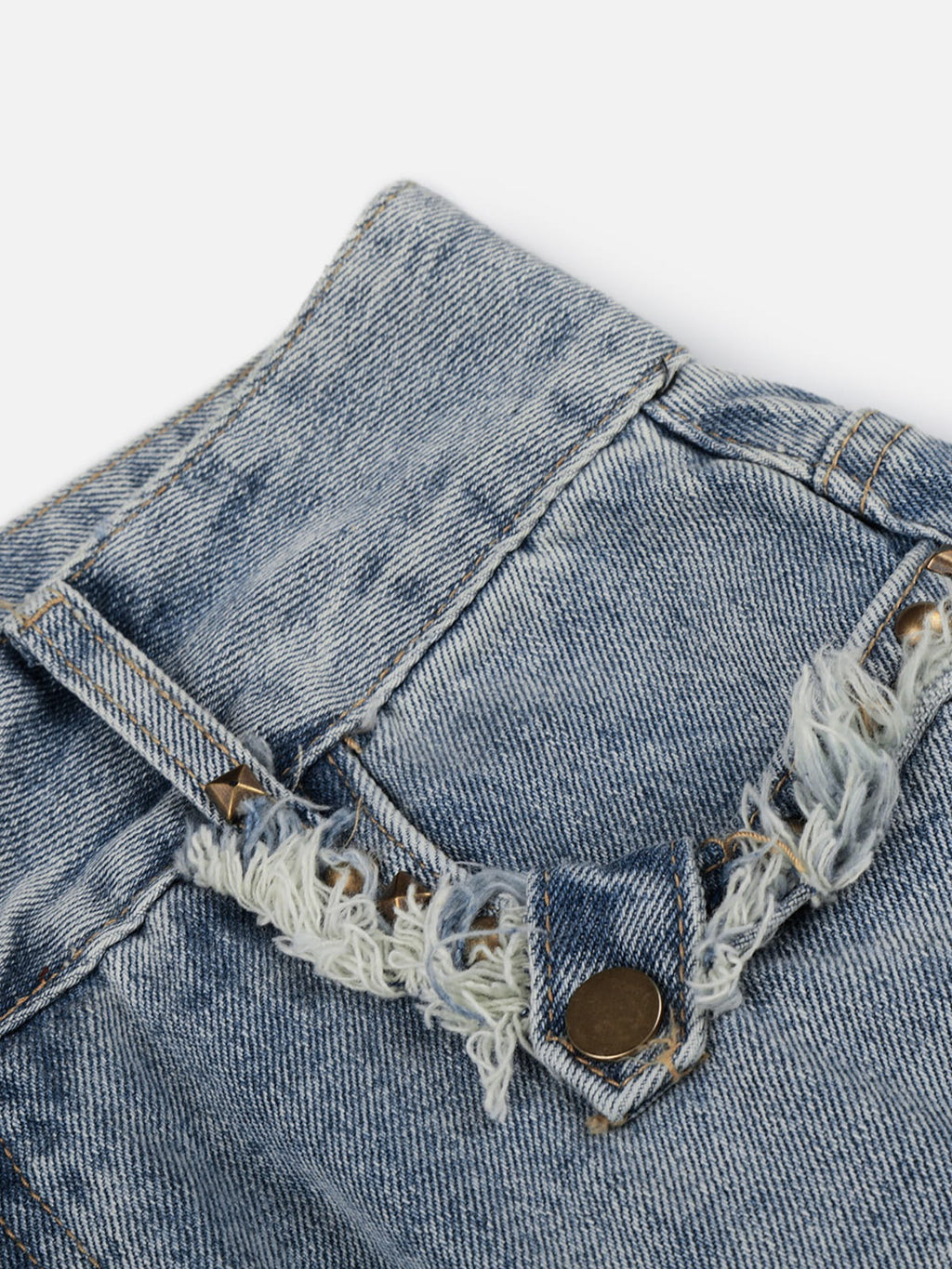 Aelfric Eden Washed Frayed Jeans