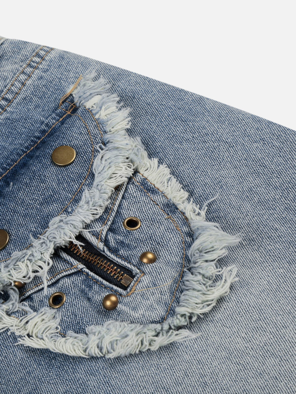 Aelfric Eden Washed Frayed Jeans