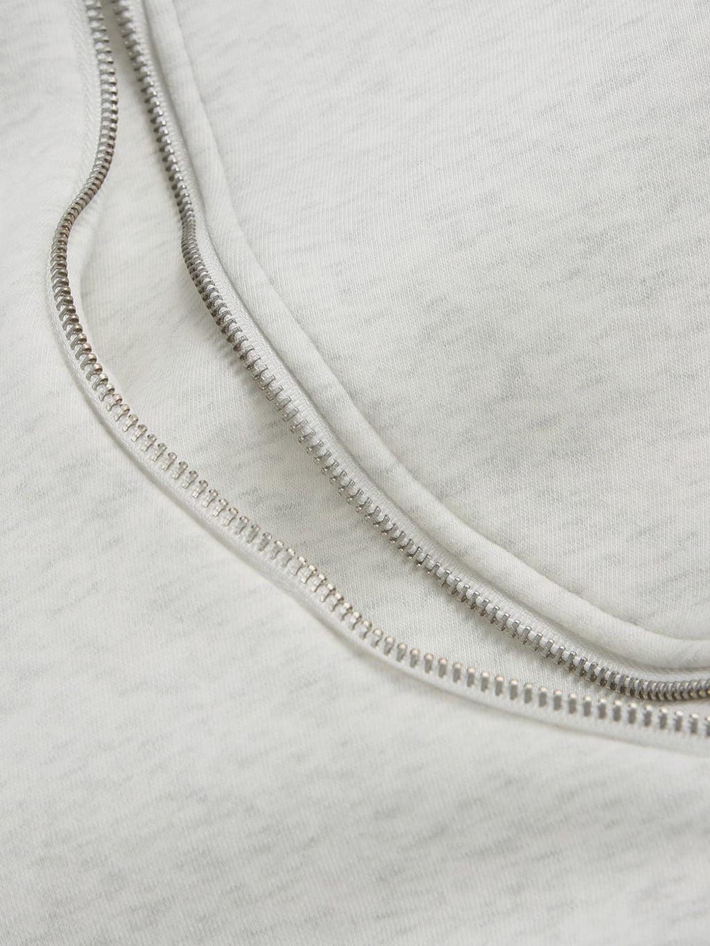 Aelfric Eden Boxy Curved Zip Up Hoodie
