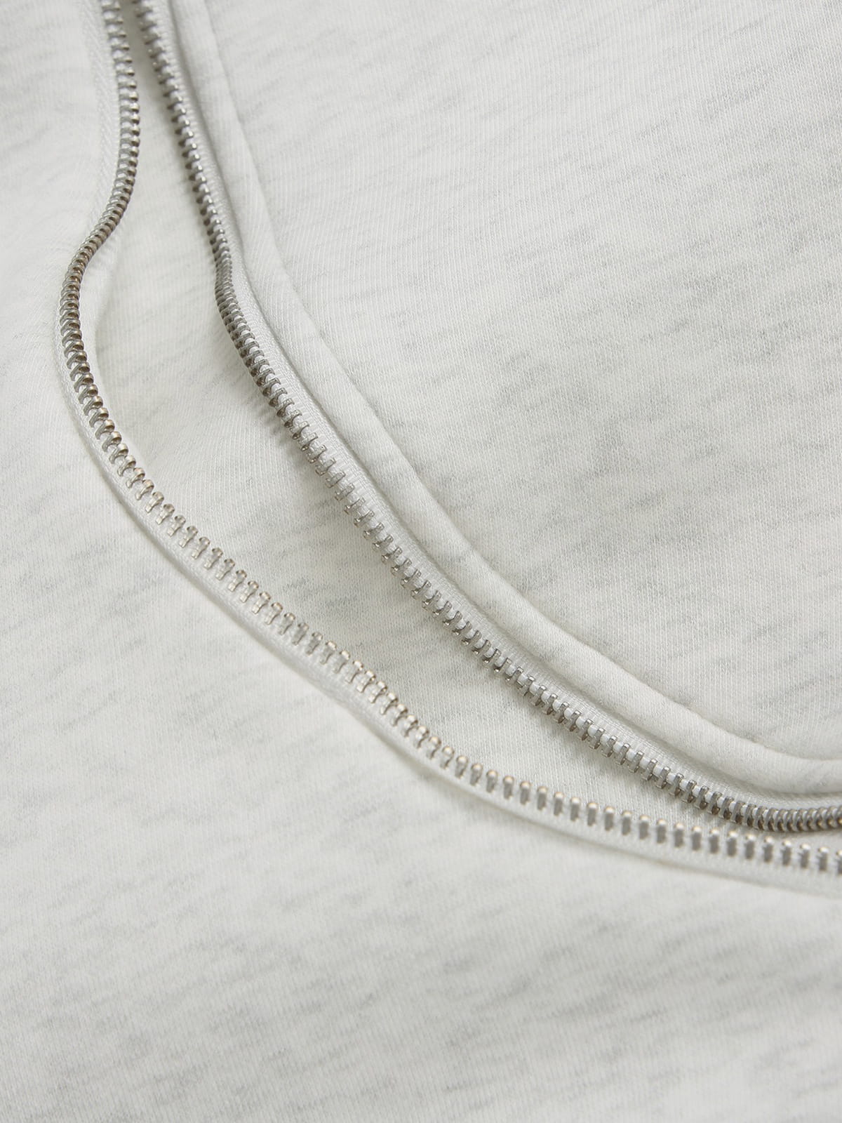 Aelfric Eden Boxy Curved Zip Up Hoodie