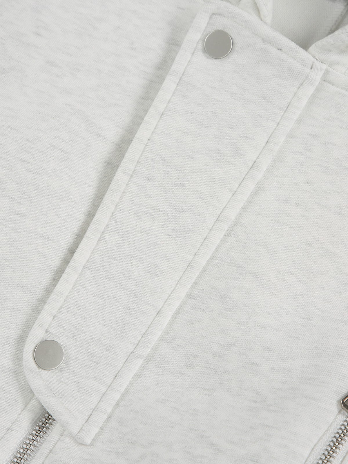 Aelfric Eden Boxy Curved Zip Up Hoodie