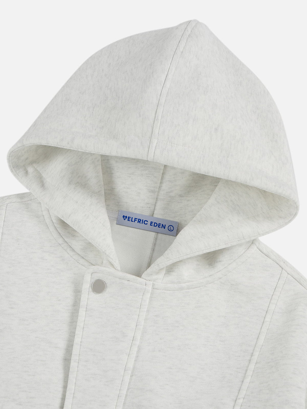 Aelfric Eden Boxy Curved Zip Up Hoodie