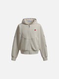 Aelfric Eden Thorn Print Zip Up Hoodie