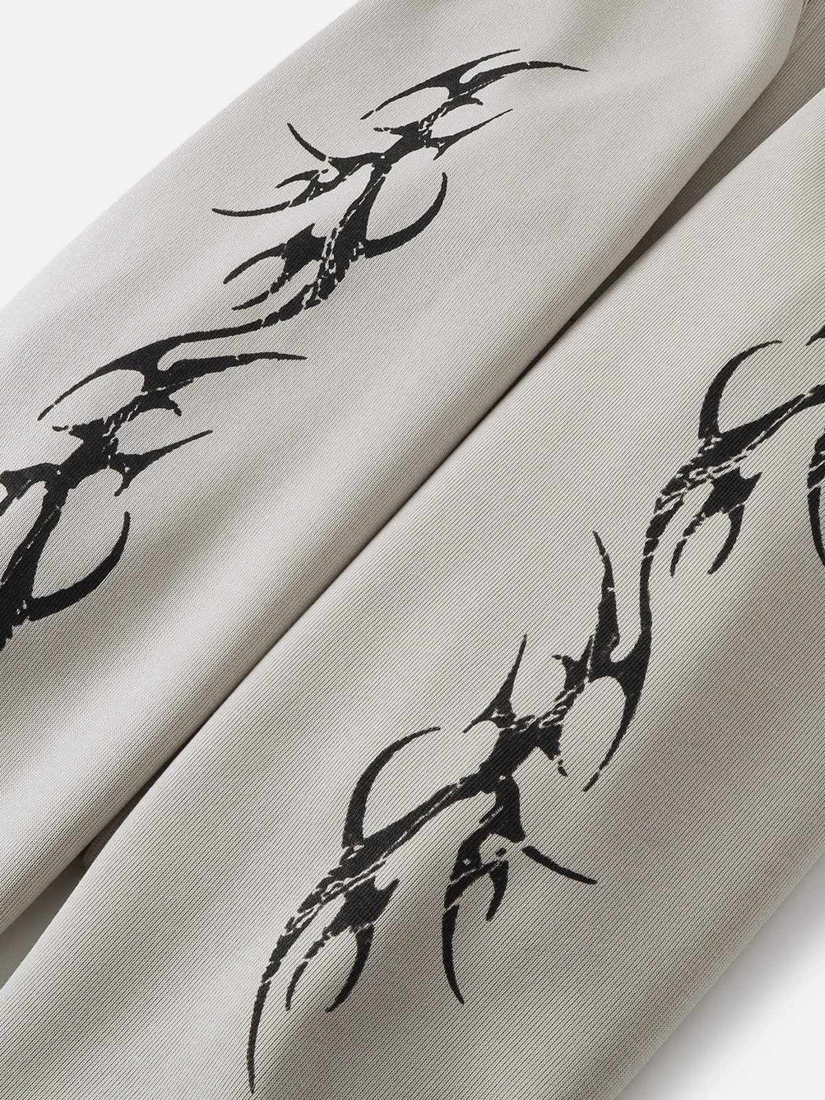 Aelfric Eden Thorn Print Zip Up Hoodie