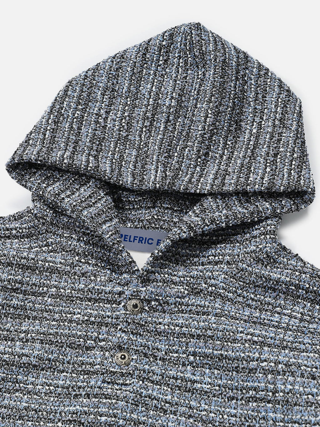 Aelfric Eden Textured Knit Pullover Hoodie