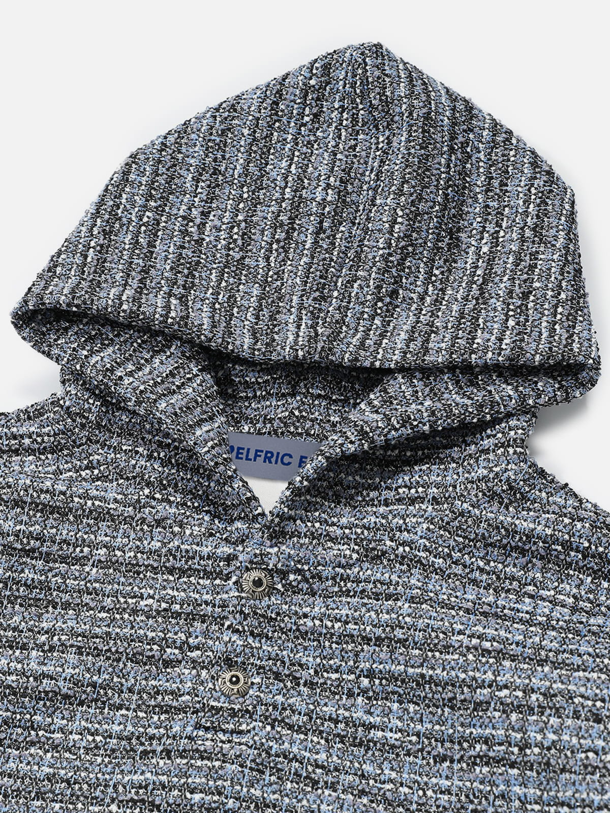 Aelfric Eden Textured Knit Pullover Hoodie