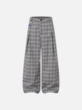 Aelfric Eden Plaid Pleated Baggy Pants