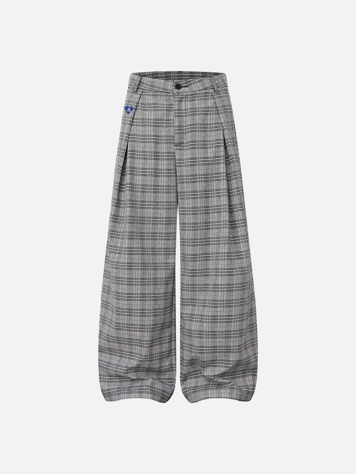 Aelfric Eden Plaid Pleated Baggy Pants