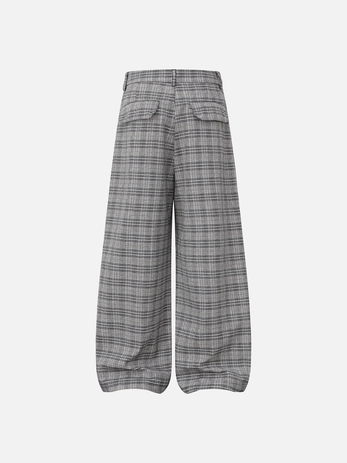 Aelfric Eden Plaid Pleated Baggy Pants