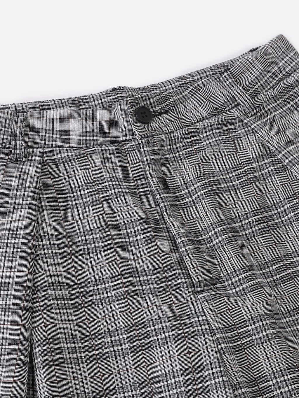 Aelfric Eden Plaid Pleated Baggy Pants